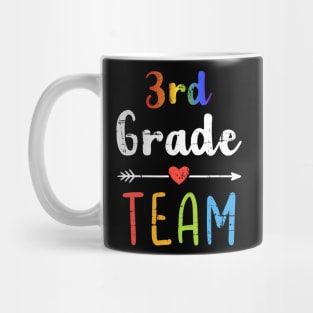 3rd Grade Team Back To School Student Teacher Squad Mug